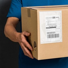 50-1000 7.5″ x 5.5″ Clear Adhesive Packing List Shipping Label Envelopes Pouches
