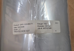 ORIENTED POLYPROPYLENE ROLL FILM (OPP) Roll Clear 100 Gauge 11″ x 5000Ft