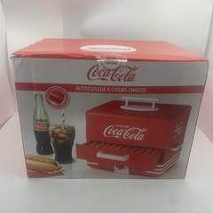 Coca-Cola Nostalgia Hot Dog Steamer – Retro Red Design, 20 Hot Dogs, 6 Buns