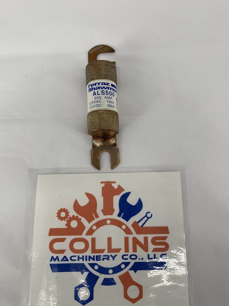 Mersen Ferraz Shawmut ALS500 500A 125V Ceramic Forklift Truck Fuse