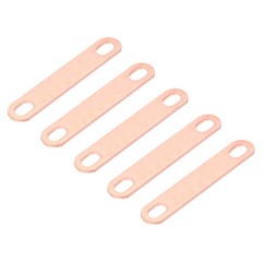 5Pcs Pitch Row 1.8″(45mm) Bus Bar Connector, Red Copper Color