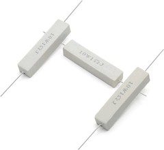 Compact 10PCS 10W 1 Ohm Ceramic Resistor – Reliable Electronics Component Kit