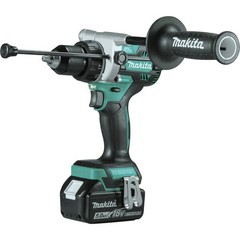 Makita XPH14T-R 18V LXT 1/2″ Hammer Drill Driver Kit, 5 Ah Certified Refurbished