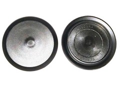 2 1/2 2.5 Inch Flush Mount Black Plastic Body And Sheet Metal Hole Plug Qty