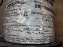 500′ 16AWG Stranded UL1015/1230/1032/MTW/BOAT/CSA Pink Tinned Copper Wire 600V