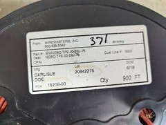SEA Wire and Cable NDBC-TFE-22-2SJ-75 22/2 Red Teflon Jacket 75 Ohms 900 ft