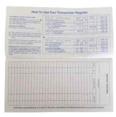 Checkbook Transaction Registers 2023 2024 2025 Calendar Check Book Register