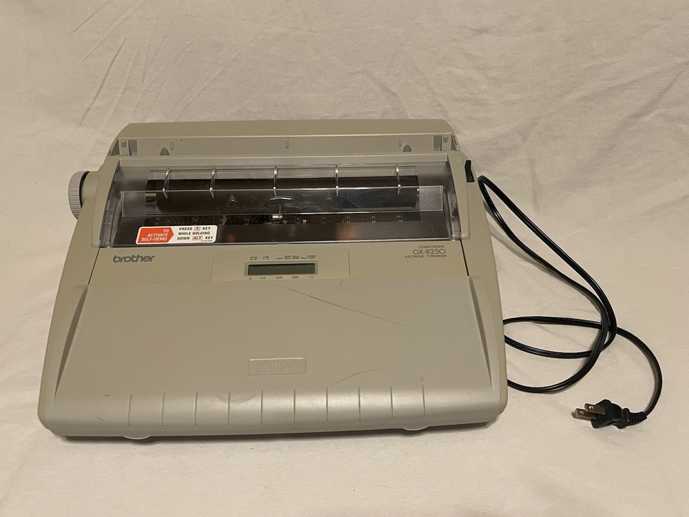 Vintage Brother Model#GX-8250 Electronic Correctronic Type Writer Tested/Working