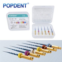 POPDENT Dental Endo Rotary Files X-Pro Gold Taper NITI Endodontic Root Files