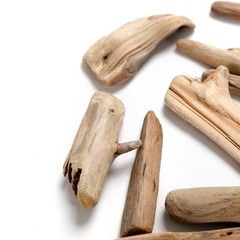 Byher Driftwood Pieces for Crafts Frames Wreath Surf 1″ – 4″ , 8OZ , 55pcs